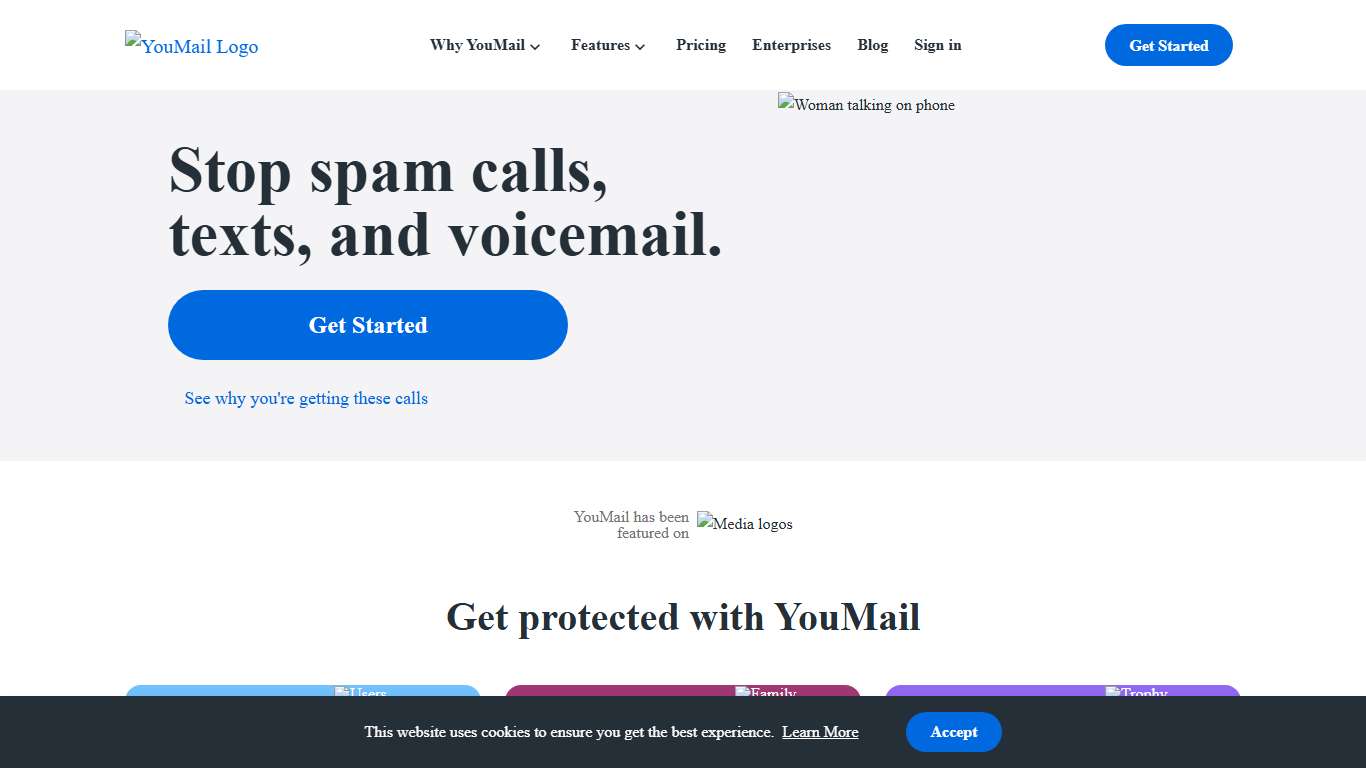 Block Spam & Smarter Visual Voicemail YouMail